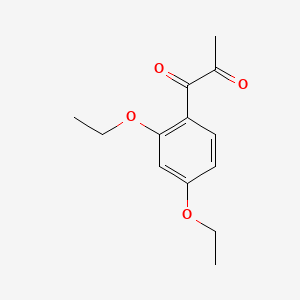 molecular formula C13H16O4 B4714114 1-(2,4-diethoxyphenyl)-1,2-propanedione 