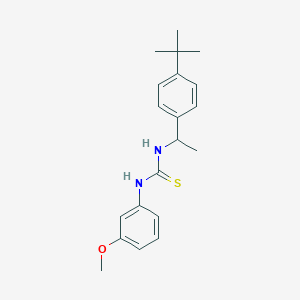 N-[1-(4-tert-butylphenyl)ethyl]-N'-(3-methoxyphenyl)thiourea