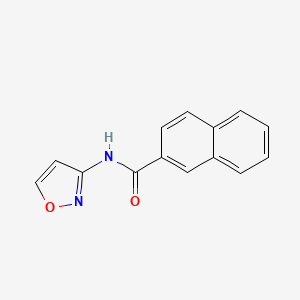 molecular formula C14H10N2O2 B4714315 N-3-isoxazolyl-2-naphthamide 