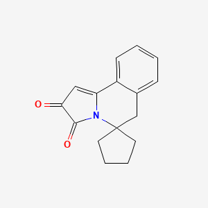 3'H-spiro[cyclopentane-1,5'-pyrrolo[2,1-a]isoquinoline]-2',3'(6'H)-dione