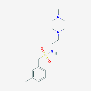 1-(3-methylphenyl)-N-[2-(4-methyl-1-piperazinyl)ethyl]methanesulfonamide