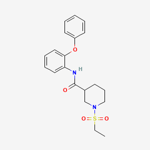 1-(ethylsulfonyl)-N-(2-phenoxyphenyl)-3-piperidinecarboxamide