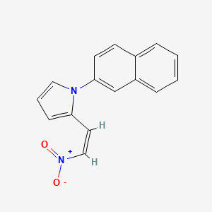 1-(2-naphthyl)-2-(2-nitrovinyl)-1H-pyrrole