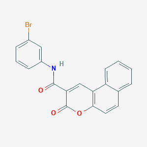 N-(3-bromophenyl)-3-oxo-3H-benzo[f]chromene-2-carboxamide