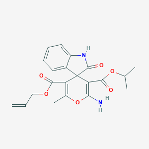 3-O'-propan-2-yl 5-O'-prop-2-enyl 2'-amino-6'-methyl-2-oxospiro[1H-indole-3,4'-pyran]-3',5'-dicarboxylate