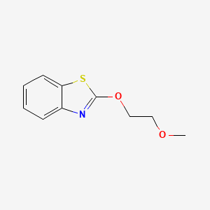 molecular formula C10H11NO2S B4714504 2-(2-methoxyethoxy)-1,3-benzothiazole CAS No. 5344-40-1