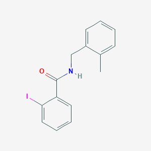 molecular formula C15H14INO B4714572 2-碘-N-(2-甲苯基)苯甲酰胺 