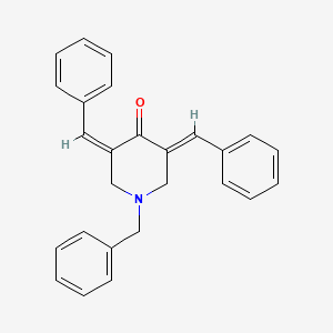 1-benzyl-3,5-dibenzylidene-4-piperidinone