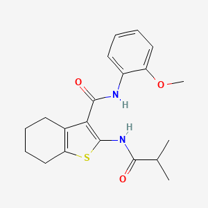 2-(isobutyrylamino)-N-(2-methoxyphenyl)-4,5,6,7-tetrahydro-1-benzothiophene-3-carboxamide