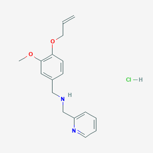 [4-(allyloxy)-3-methoxybenzyl](2-pyridinylmethyl)amine hydrochloride