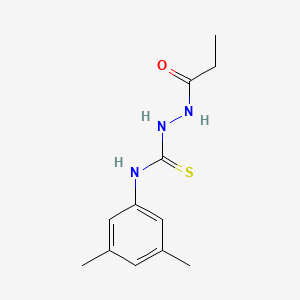 N-(3,5-dimethylphenyl)-2-propionylhydrazinecarbothioamide