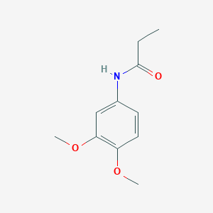 molecular formula C11H15NO3 B4714882 N-(3,4-二甲氧基苯基)丙酰胺 