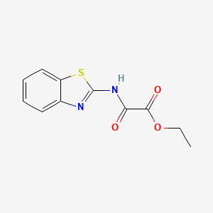 ethyl (1,3-benzothiazol-2-ylamino)(oxo)acetate