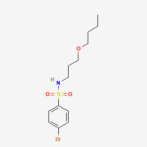 4-bromo-N-(3-butoxypropyl)benzenesulfonamide