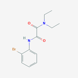 molecular formula C12H15BrN2O2 B4715200 N'-(2-bromophenyl)-N,N-diethylethanediamide 