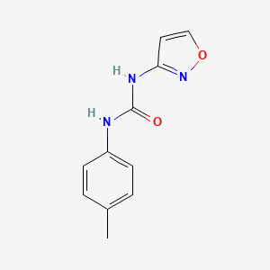 molecular formula C11H11N3O2 B4715229 N-3-isoxazolyl-N'-(4-methylphenyl)urea 