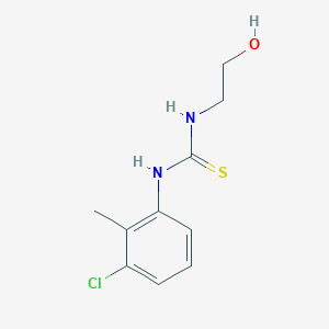 N-(3-chloro-2-methylphenyl)-N'-(2-hydroxyethyl)thiourea