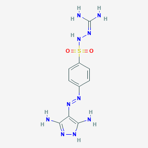 2-[[4-[(3,5-diamino-1H-pyrazol-4-yl)diazenyl]phenyl]sulfonylamino]guanidine