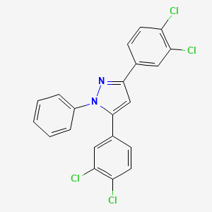 3,5-bis(3,4-dichlorophenyl)-1-phenyl-1H-pyrazole