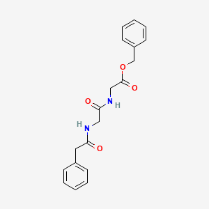 molecular formula C19H20N2O4 B4715462 benzyl N-(phenylacetyl)glycylglycinate 