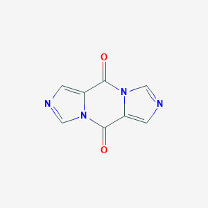 molecular formula C8H4N4O2 B471549 5H,10H-二咪唑并[1,5-a:1',5'-d]吡嗪-5,10-二酮 CAS No. 53525-65-8