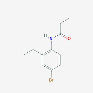 N-(4-bromo-2-ethylphenyl)propanamide