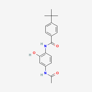 N-[4-(acetylamino)-2-hydroxyphenyl]-4-tert-butylbenzamide