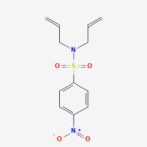 molecular formula C12H14N2O4S B4715562 N,N-二烯丙基-4-硝基苯磺酰胺 