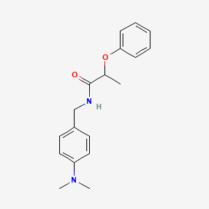 N-[4-(dimethylamino)benzyl]-2-phenoxypropanamide