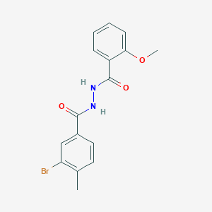 3-bromo-N'-(2-methoxybenzoyl)-4-methylbenzohydrazide