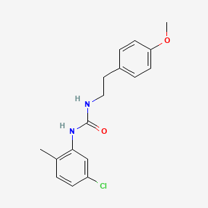 molecular formula C17H19ClN2O2 B4715744 N-(5-chloro-2-methylphenyl)-N'-[2-(4-methoxyphenyl)ethyl]urea 