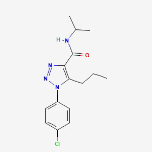 1-(4-chlorophenyl)-N-isopropyl-5-propyl-1H-1,2,3-triazole-4-carboxamide