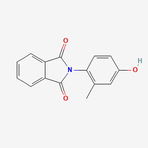 molecular formula C15H11NO3 B4716276 2-(4-hydroxy-2-methylphenyl)-1H-isoindole-1,3(2H)-dione 