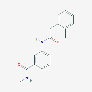 molecular formula C17H18N2O2 B4716306 N-methyl-3-{[(2-methylphenyl)acetyl]amino}benzamide 