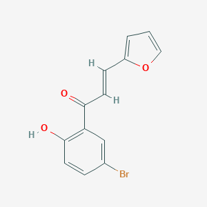 molecular formula C13H9BrO3 B471632 1-(5-Bromo-2-hydroxyphenyl)-3-(2-furyl)-2-propen-1-one CAS No. 51379-41-0