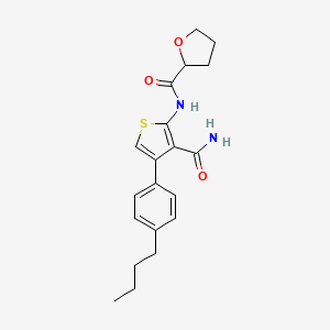 N-[3-(aminocarbonyl)-4-(4-butylphenyl)-2-thienyl]tetrahydro-2-furancarboxamide