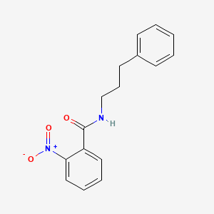 molecular formula C16H16N2O3 B4716693 2-硝基-N-(3-苯基丙基)苯甲酰胺 