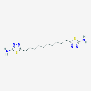 5,5'-(1,10-decanediyl)bis(1,3,4-thiadiazol-2-amine)