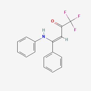 4-anilino-1,1,1-trifluoro-4-phenyl-3-buten-2-one