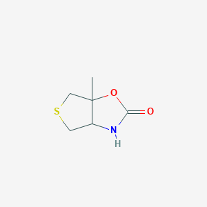 B047168 Thieno[3,4-d]oxazol-2(3H)-one, tetrahydro-6a-methyl-(9CI) CAS No. 114087-13-7