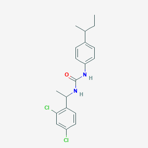 N-(4-sec-butylphenyl)-N'-[1-(2,4-dichlorophenyl)ethyl]urea