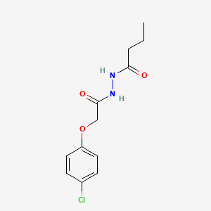 N'-[2-(4-chlorophenoxy)acetyl]butanohydrazide