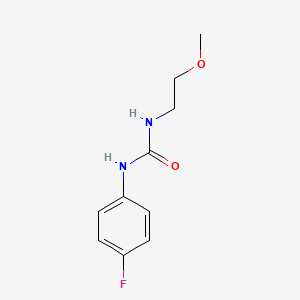 N-(4-fluorophenyl)-N'-(2-methoxyethyl)urea