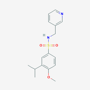 3-isopropyl-4-methoxy-N-(3-pyridinylmethyl)benzenesulfonamide