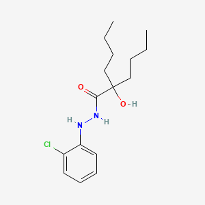 2-butyl-N'-(2-chlorophenyl)-2-hydroxyhexanohydrazide