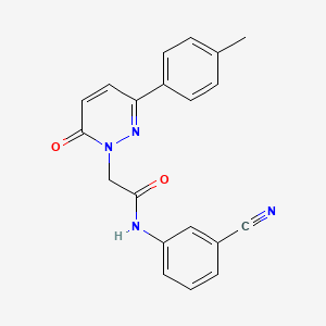 N-(3-cyanophenyl)-2-[3-(4-methylphenyl)-6-oxo-1(6H)-pyridazinyl]acetamide