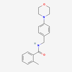 molecular formula C19H22N2O2 B4717016 2-methyl-N-[4-(4-morpholinyl)benzyl]benzamide 