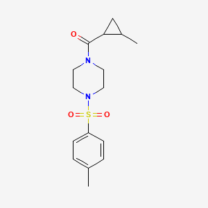 1-[(2-methylcyclopropyl)carbonyl]-4-[(4-methylphenyl)sulfonyl]piperazine