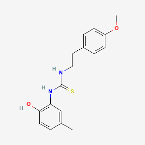 N-(2-hydroxy-5-methylphenyl)-N'-[2-(4-methoxyphenyl)ethyl]thiourea