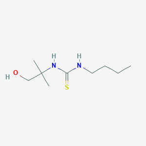 molecular formula C9H20N2OS B4717209 N-butyl-N'-(2-hydroxy-1,1-dimethylethyl)thiourea 